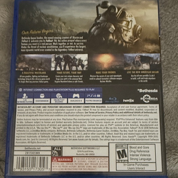 Fallout 76 for PlayStation 4 - Blue Case - Picture 4 of 4